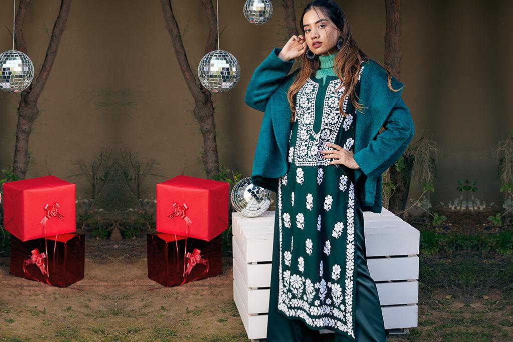 How to Ace Your Layering Game with Chikankari? - House Of Kari (Chikankari Clothing)