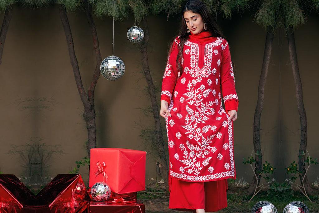 5 Valentine's Day Outfit Ideas for Women Who Love to Wear Ethnic Wear -  House Of Kari (