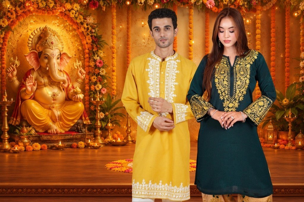 How to Style a Kurta Set for Ganesh Chaturthi