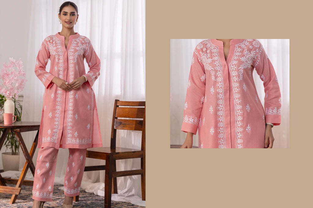 Cotton and Chikankari Outfits for Ganesh Chaturthi