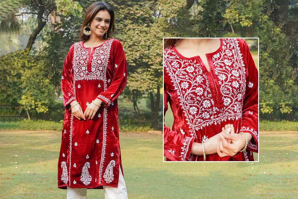 Royal Wedding Lookbook: Classic Velvet Kurta Set Ideas for Women