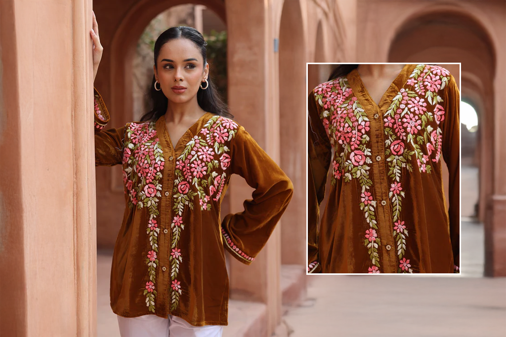 Winter 2025 Fashion Trend Alert: The Comeback of the Velvet Short Kurti