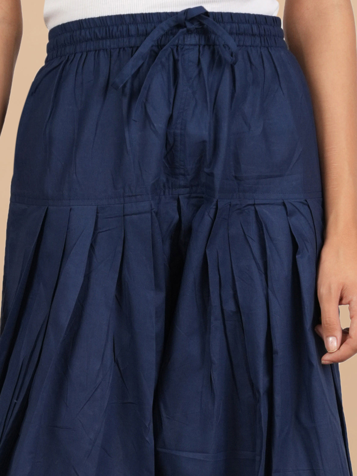 House Of Kari Blue Farsi Cotton Pants