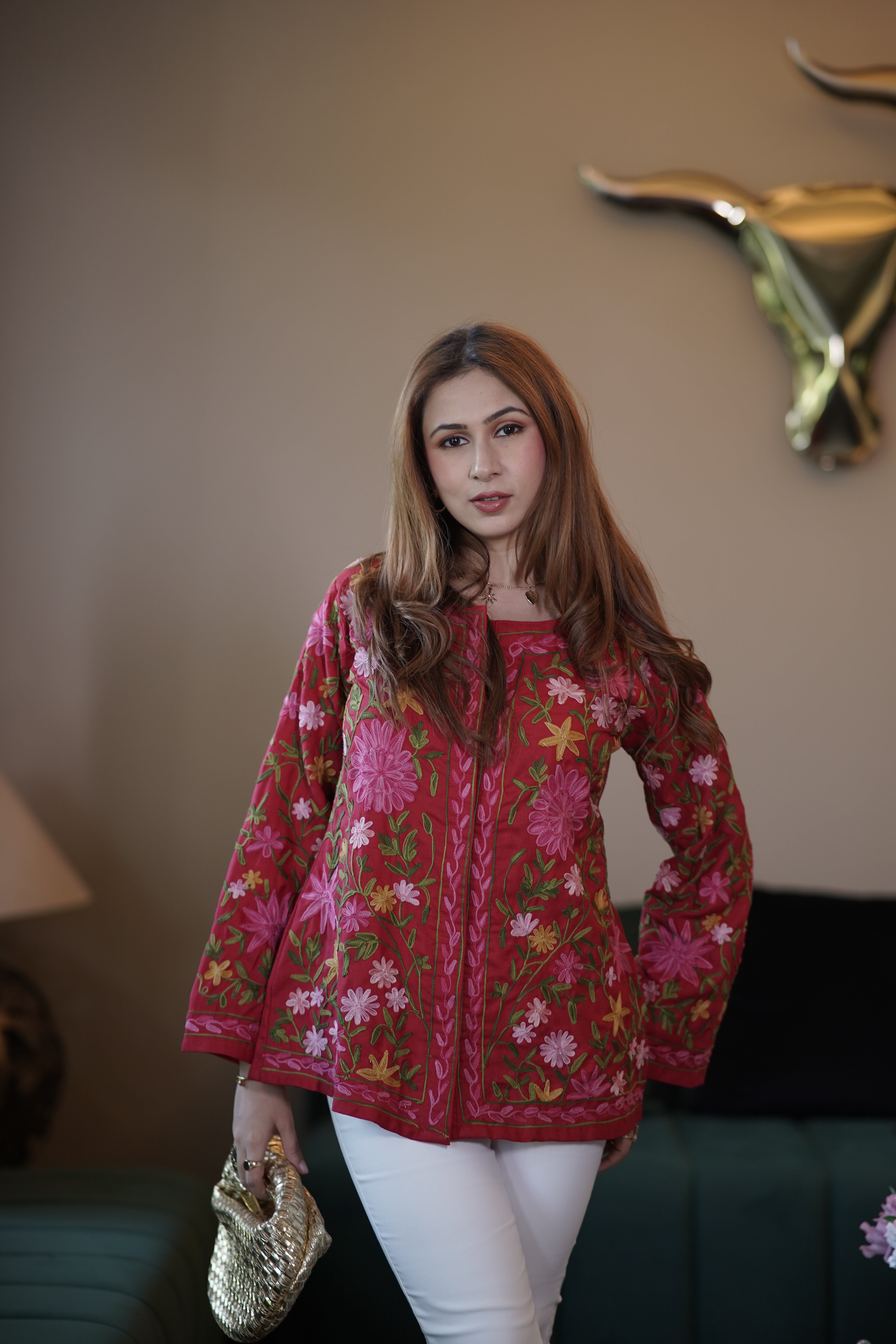House Of Kari(Chikankari Clothing) - Shikha In Cotton Kashmiri