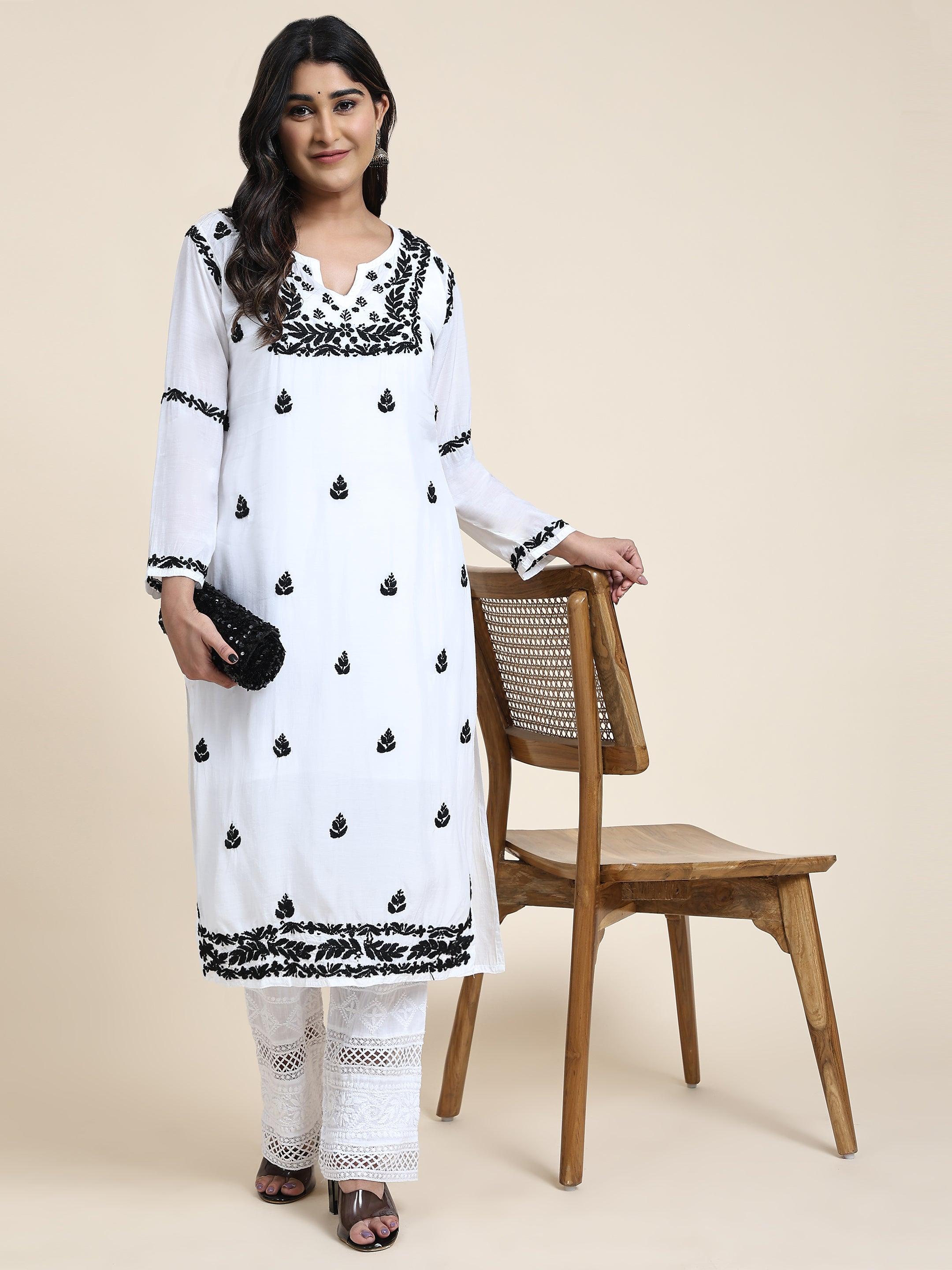 White Slip - House Of Kari (Chikankari Clothing)