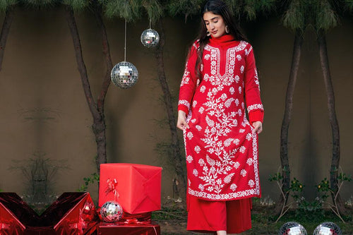 5 Valentine's Day Outfit Ideas for Women Who Love to Wear Ethnic Wear - House Of Kari (Chikankari Clothing)