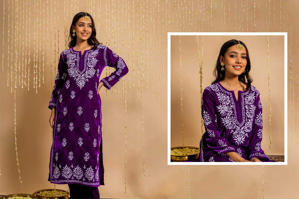 Elegance Redefined: Chikankari Wedding Kurtis for the Modern Bride