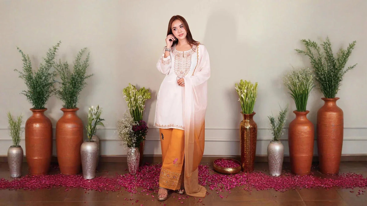 Chikankari Kurta for Girls 2 to 12 Years