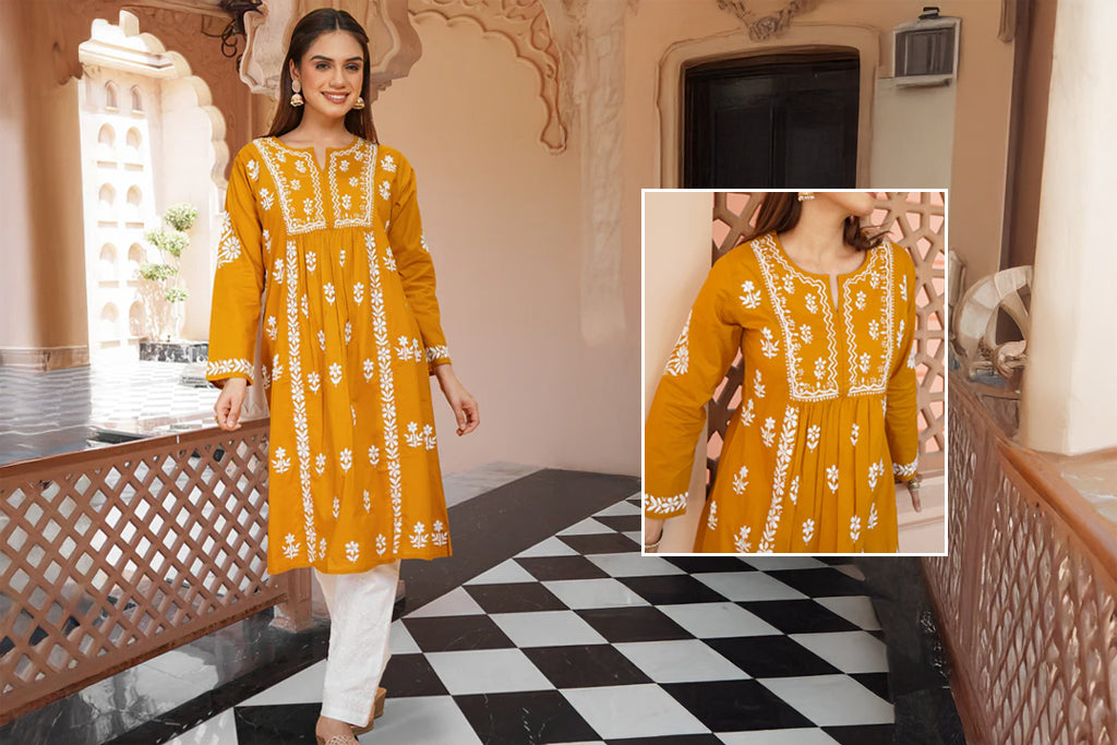 Summer Outing Chikankari Kurtis for a Day Out