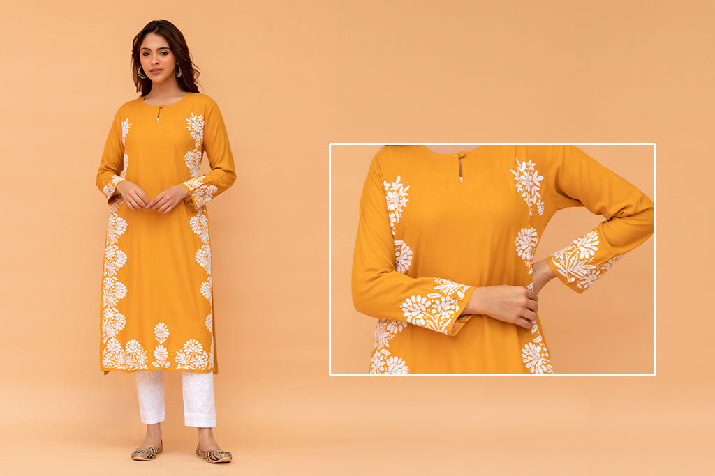 Celebrate Karwa Chauth Outfits with Grace: Top Chikankari Picks