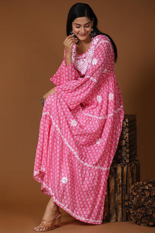 Gown - House Of Kari (Chikankari Clothing)