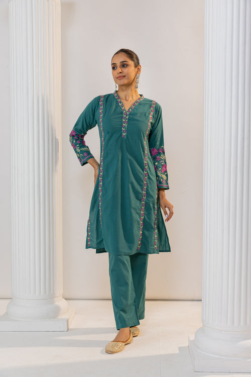 Traditional Designer Festive Stylish Cord Set Indian Women Wear Kurta Pant