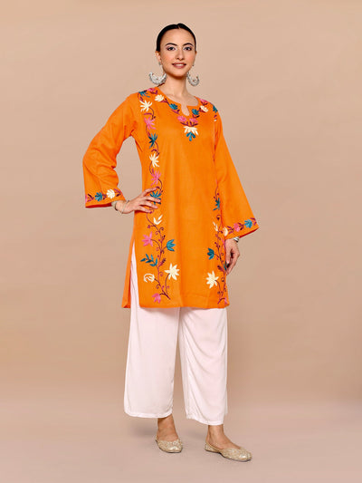 Saffron: Orange Kurta Set for the Courageous Start