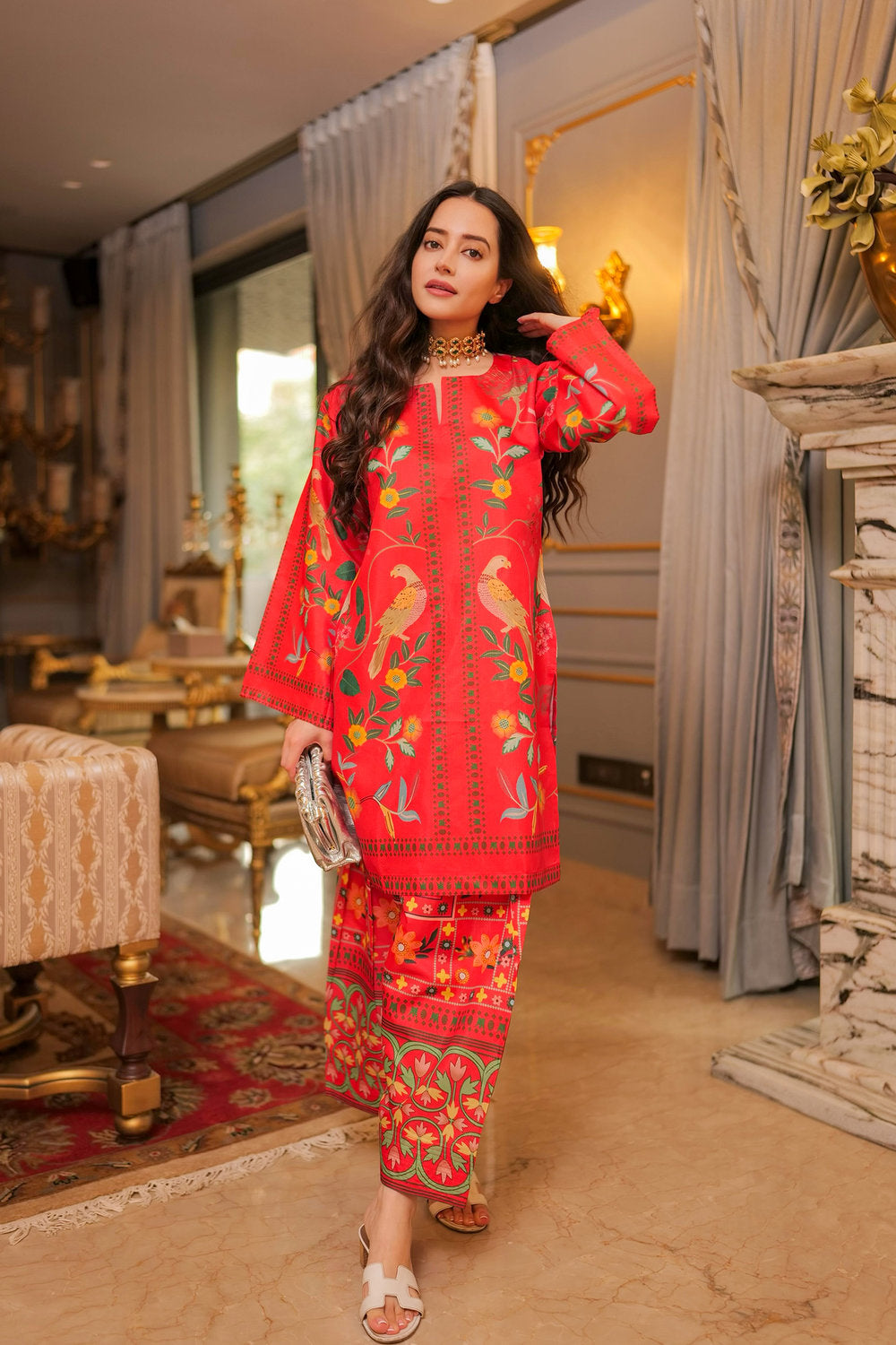House Of Kari(Chikankari Clothing) - Komal X HOK Lawn Cotton