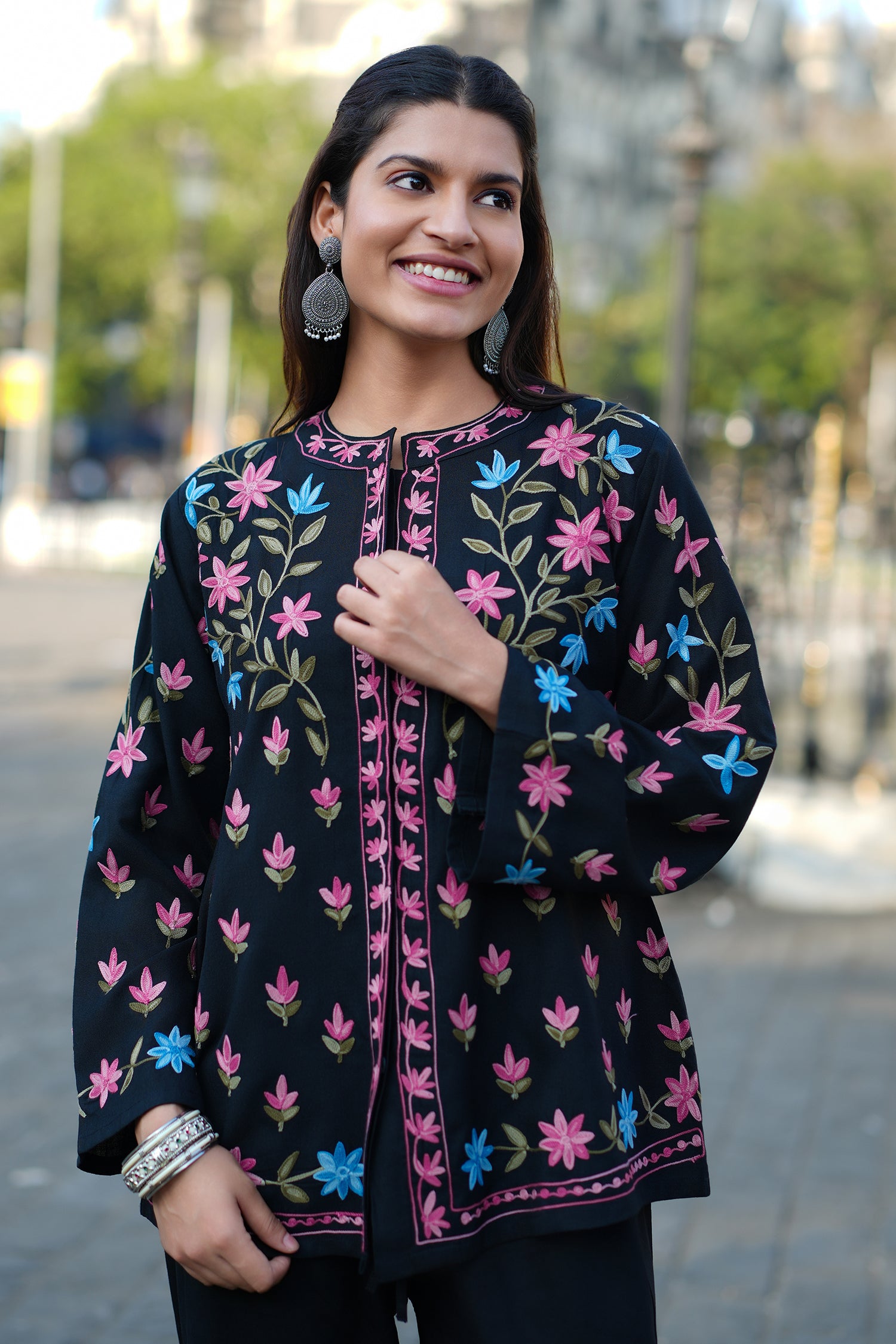 House Of Kari(Chikankari Clothing) - Cotton Kashmiri Aari