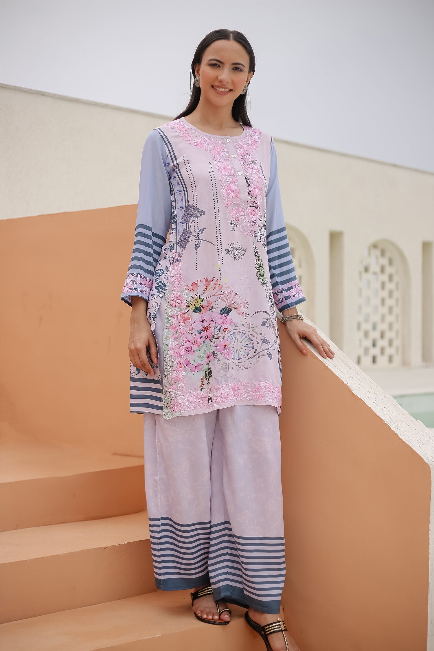 Poly silk kurtis best sale