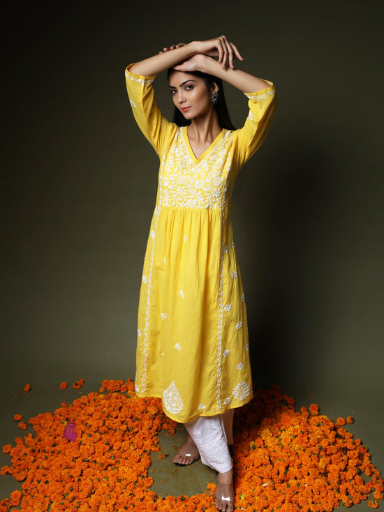 Buy Yellow Kurtis & Tunics for Women by BANI WOMEN Online | Ajio.com