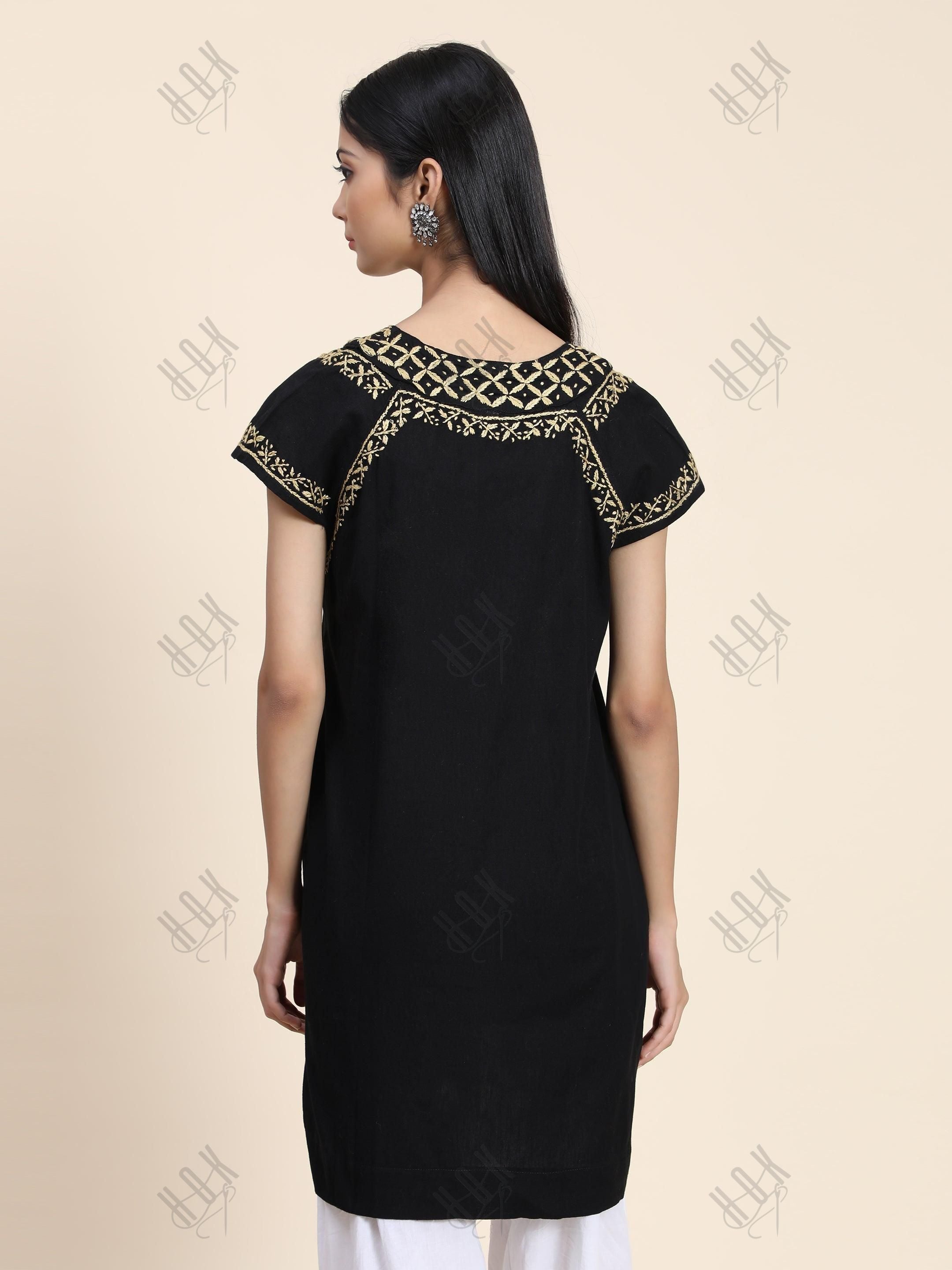 HOK Chikankari Tunic for Women - House Of Kari (Chikankari Clothing)