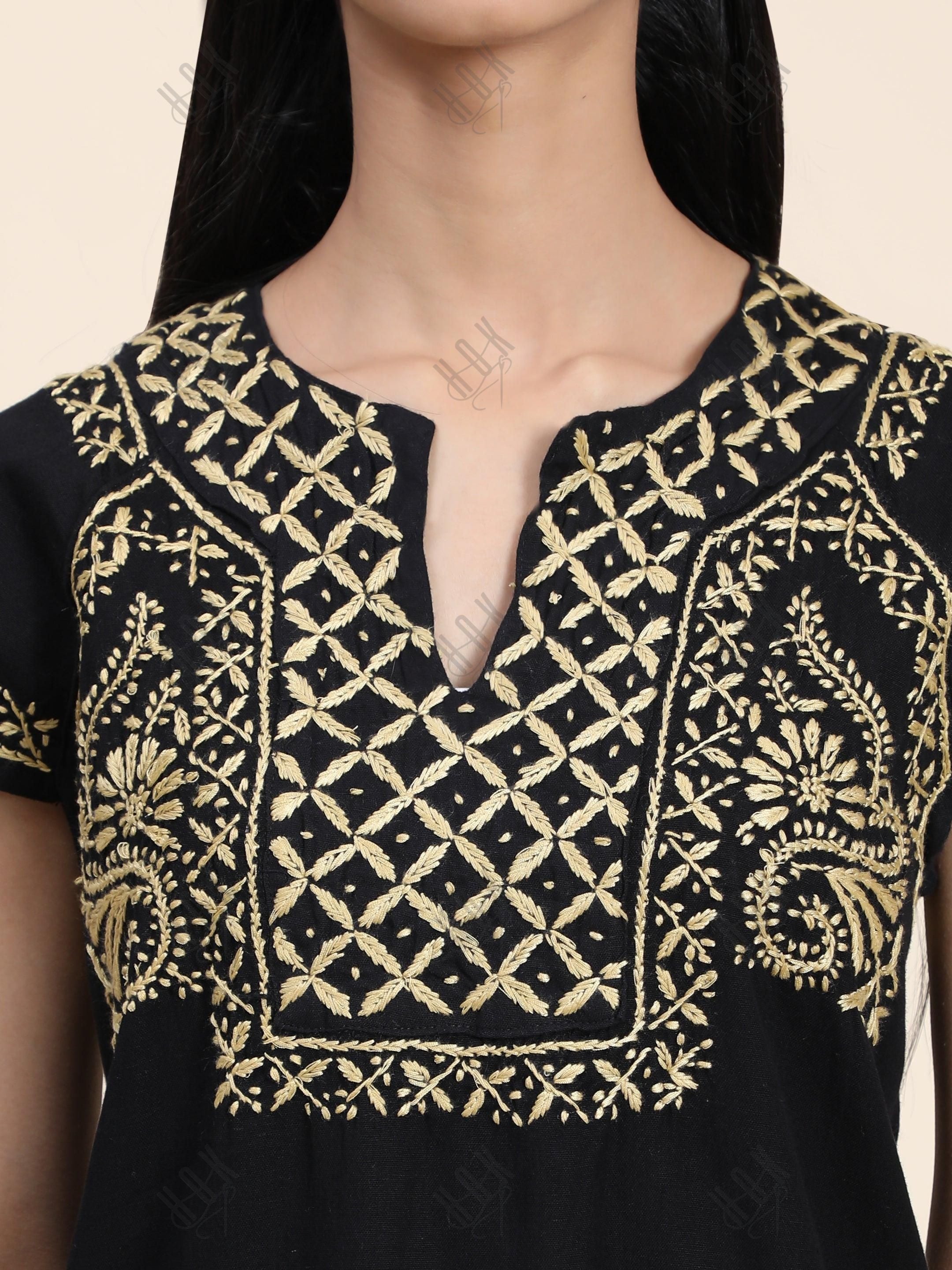 HOK Chikankari Tunic for Women - House Of Kari (Chikankari Clothing)