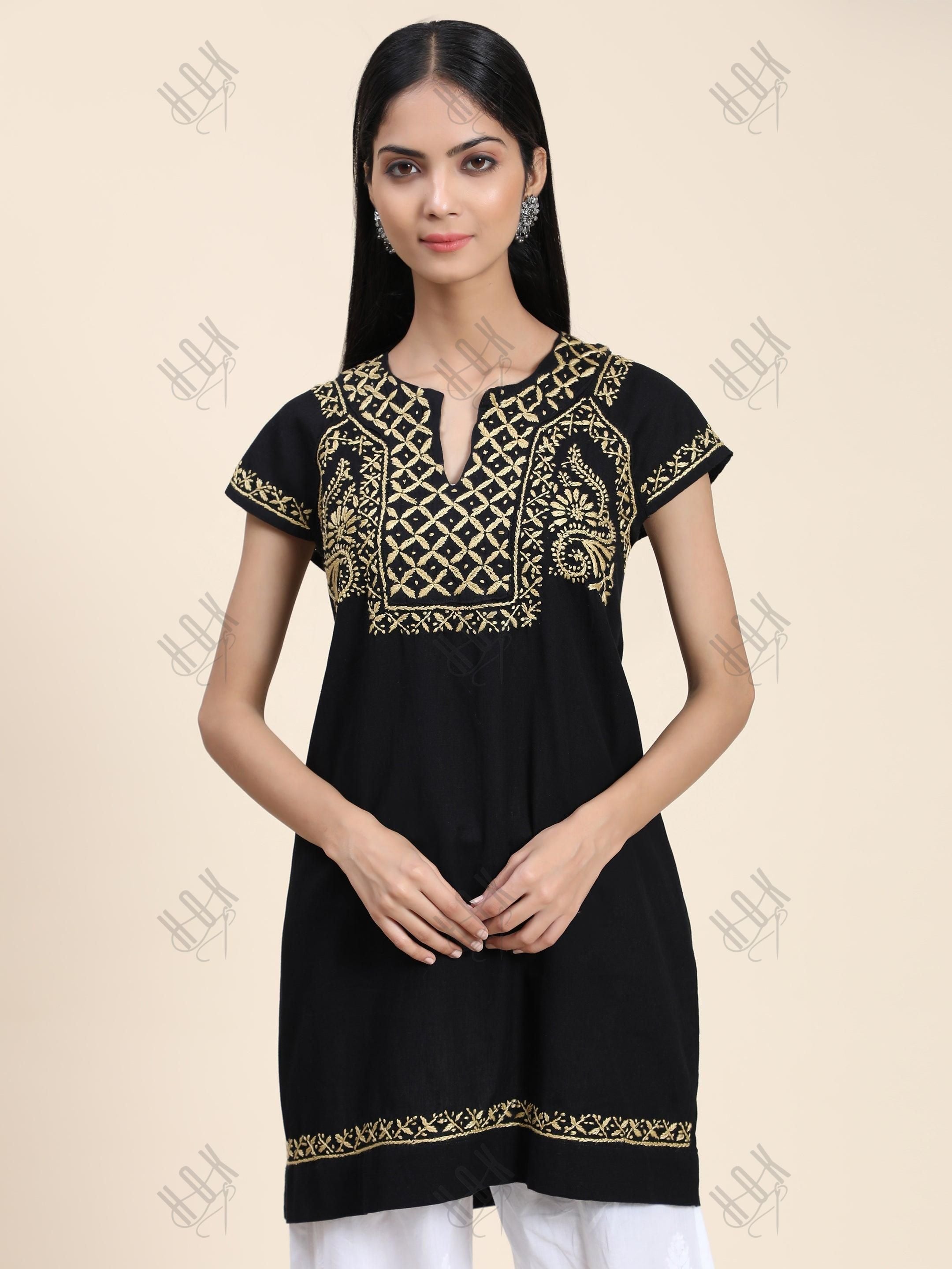 HOK Chikankari Tunic for Women - House Of Kari (Chikankari Clothing)