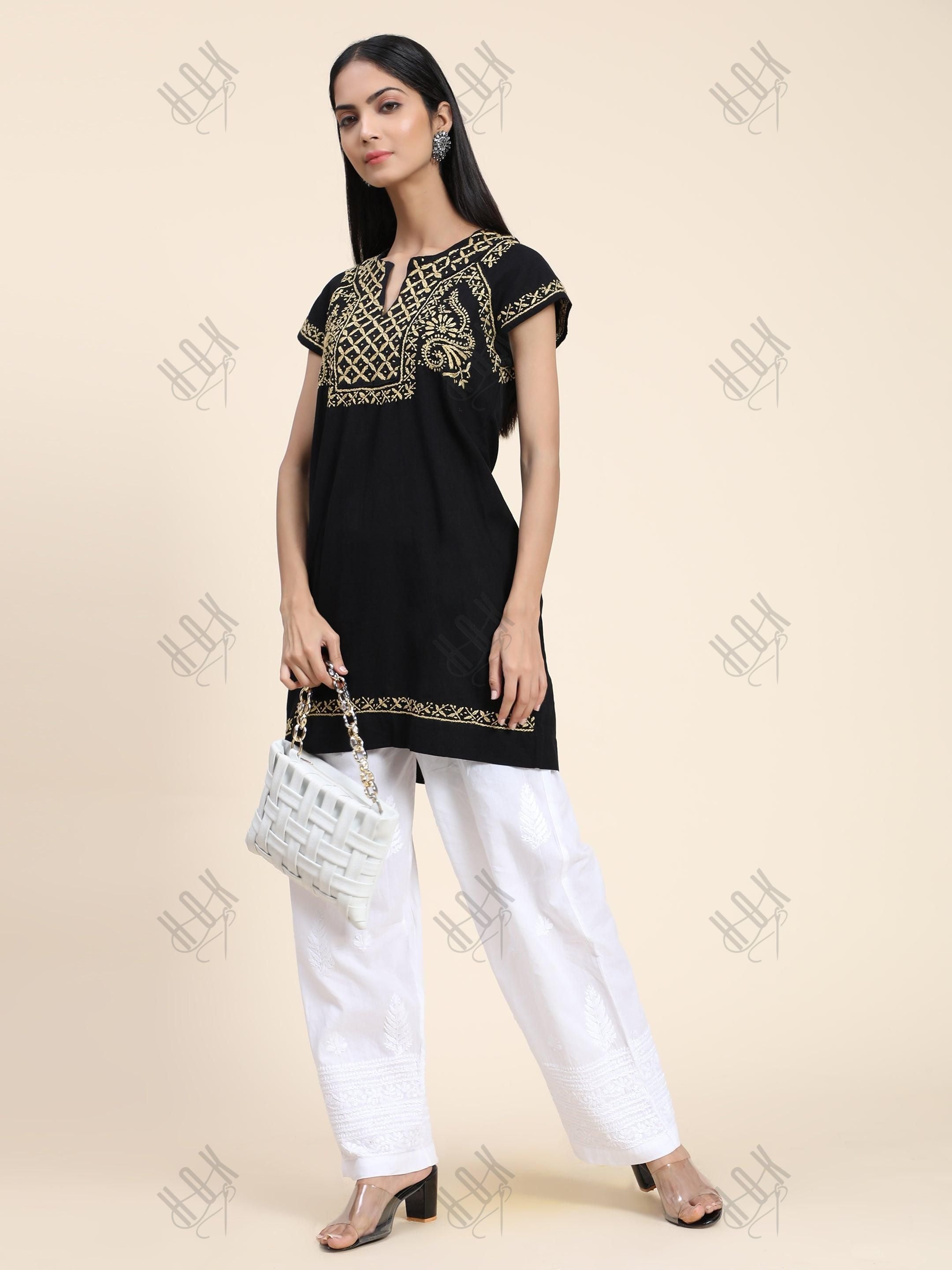 HOK Chikankari Tunic for Women - House Of Kari (Chikankari Clothing)