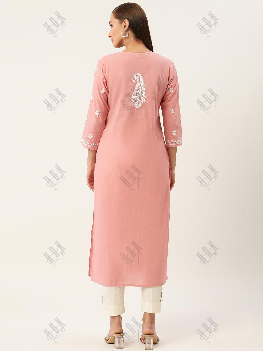 Hand embroidery Chikankari Dress - House Of Kari (Chikankari Clothing)